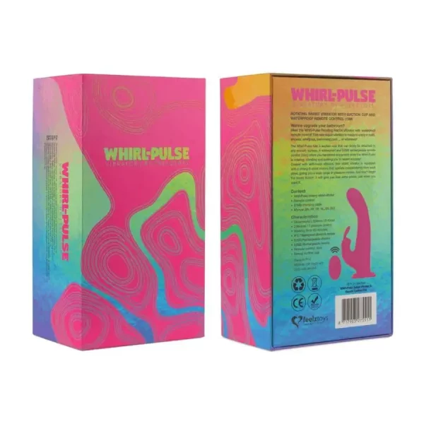 Vibrador Rabbit com Rotação Whirl Pulse Rosa