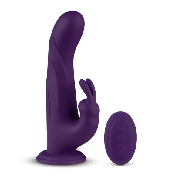Vibrador Rabbit com Rotação Whirl Pulse Roxo