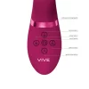 Vibrador Rabbit com Vaivém e Língua Oscilante VIVE Kura Rosa