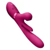 Vibrador Rabbit com Vaivém e Língua Oscilante VIVE Kura Rosa