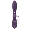 Vibrador Rabbit com Vaivém e Língua Oscilante VIVE Kura Roxo