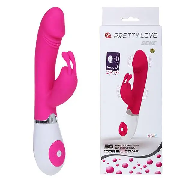 Vibrador Rabbit Gene Voice Control Pretty Love