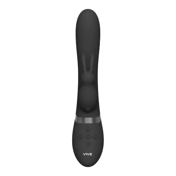 Vibrador Rabbit Insuflável Vive Taka Preto