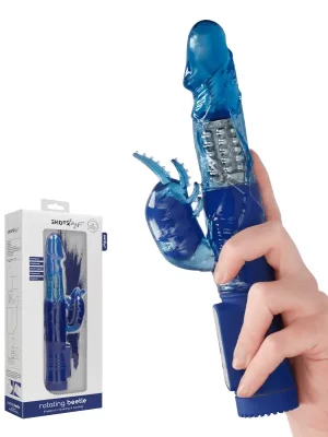 Vibrador Rabbit Rotating Beetle Azul