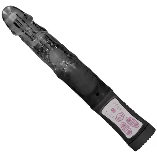 Vibrador Rabbit Rotating Beetle Preto