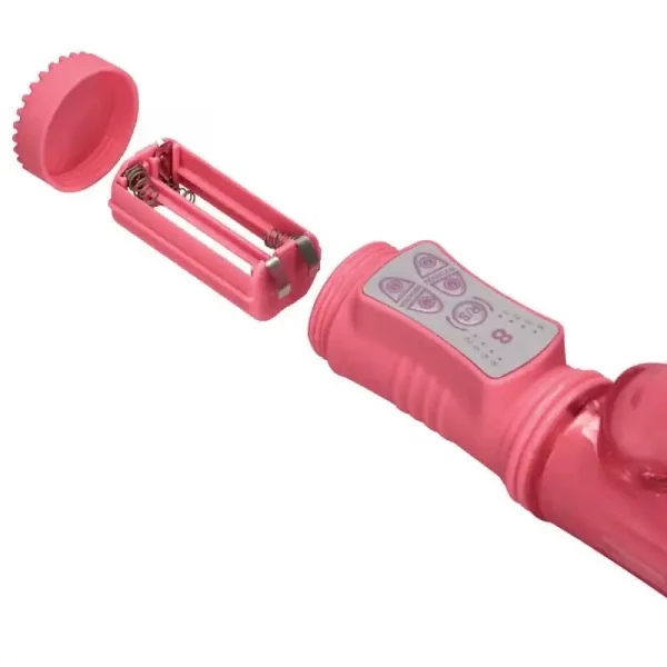 Vibrador Rabbit Rotating Beetle Rosa