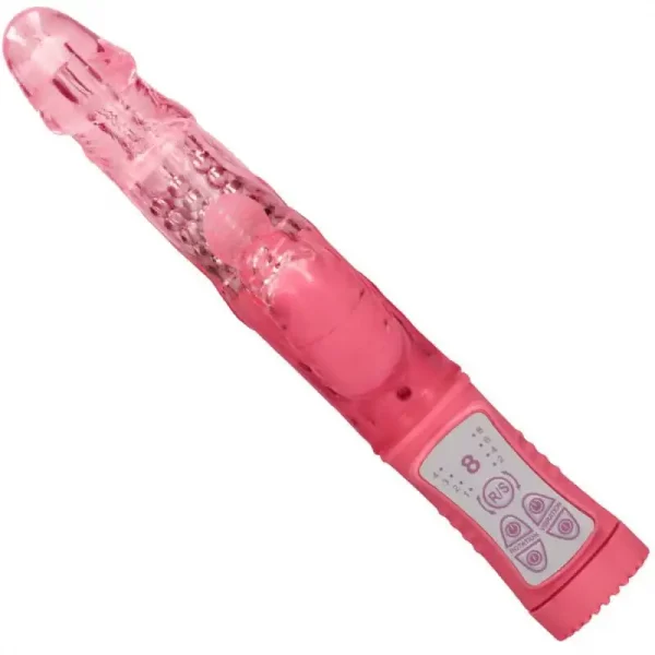 Vibrador Rabbit Rotating Beetle Rosa