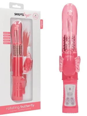 Vibrador Rabbit Rotating Butterfly Rosa