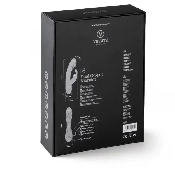 Vibrador Rabbit V6 Dual G-Spot Rosa
