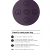 Vibrador Rabbit VIVE Cato Roxo
