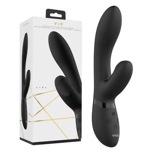 Vibrador Rabbit Vive Kyra Preto