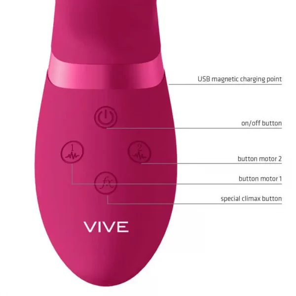 Vibrador Rabbit Vive Kyra Rosa
