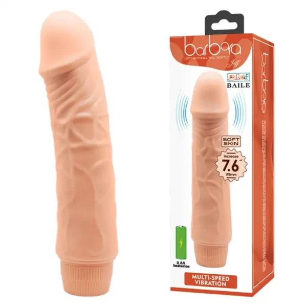 Vibrador Realista Barbara 19,5 cm