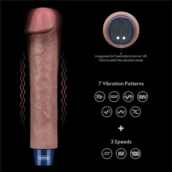 Vibrador Realista Real Softee 22 cm