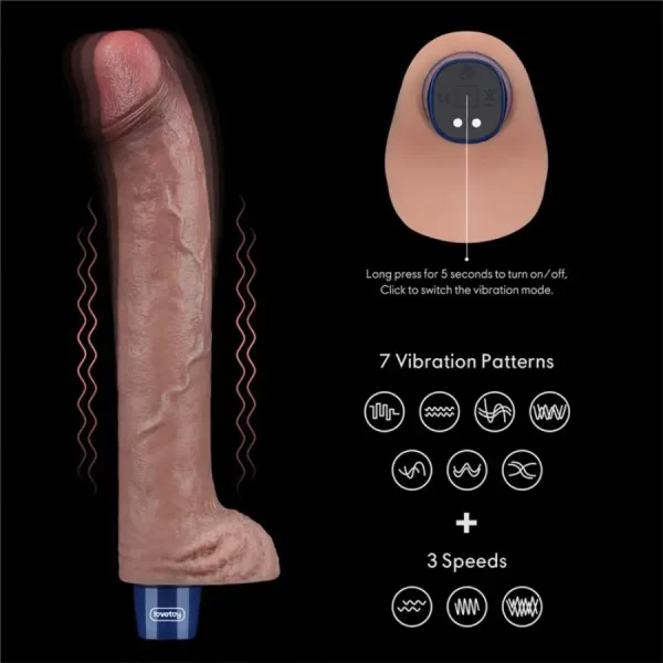 Vibrador Realista Real Softee 27 cm