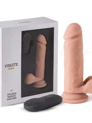 Vibrador Realístico com Testículos 16,5 cm R12