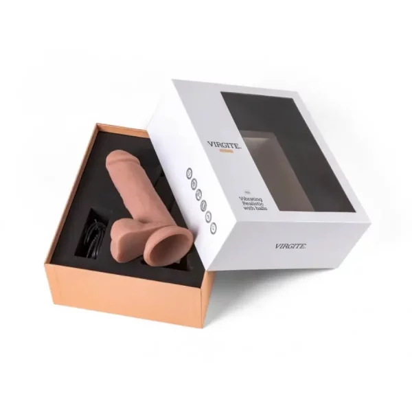 Vibrador Realístico com Testículos 16,5 cm R12
