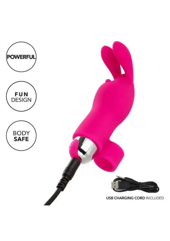 Vibrador Recarregável Calexotics Finger Bunny