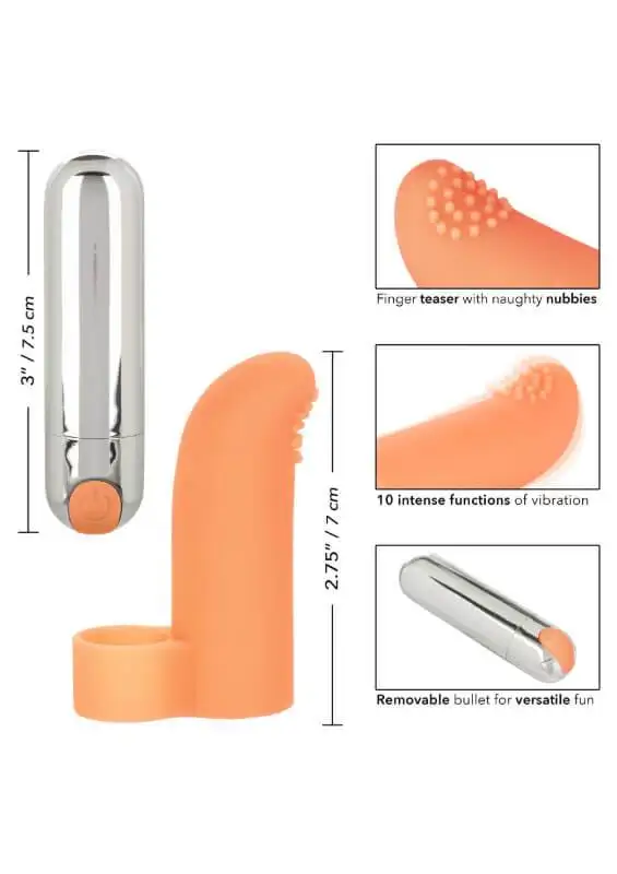Vibrador Recarregável Calexotics Finger Tickler