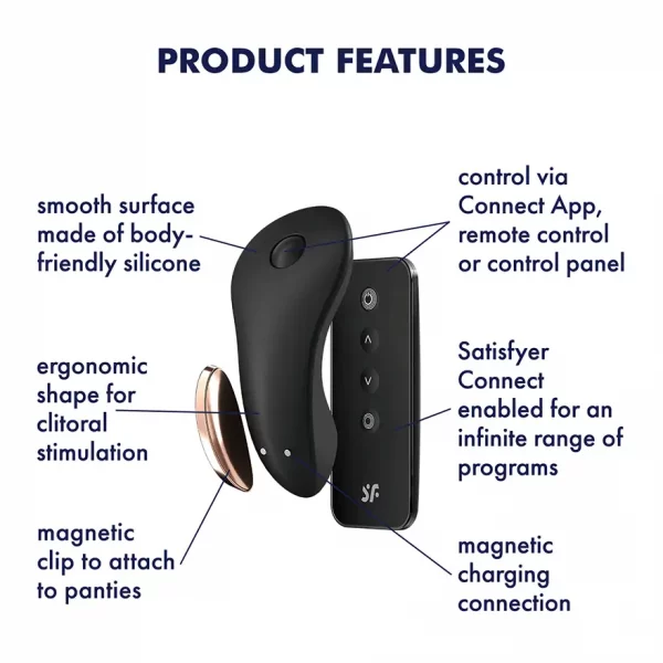 Vibrador Satisfyer Little Secret Com App Connect e Comando