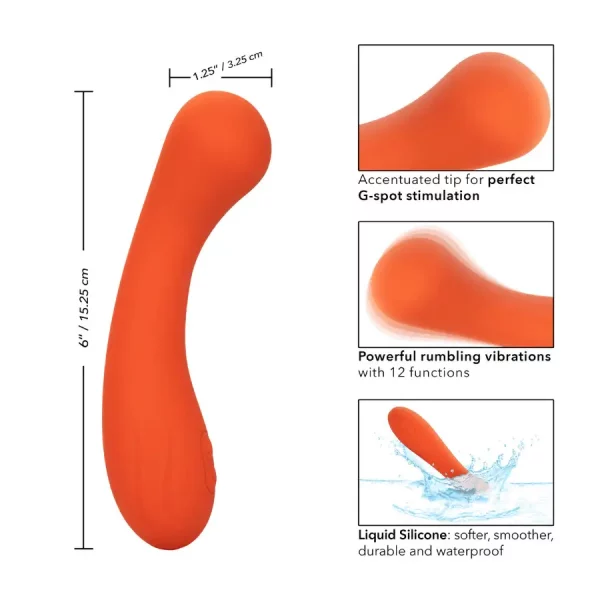Vibrador Stella G-Wand Laranja