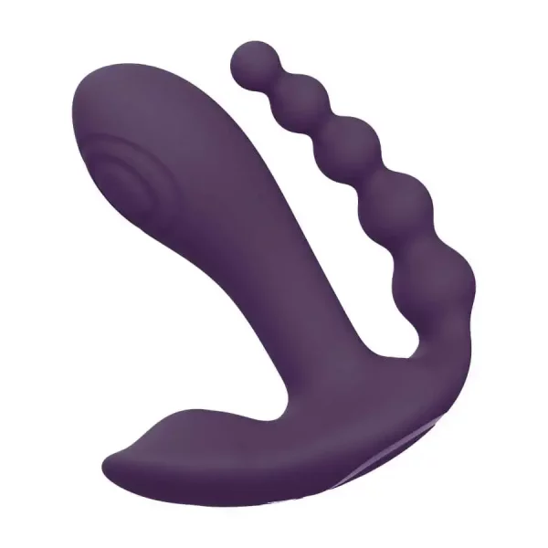 Vibrador Triplo VIVE Kata Roxo