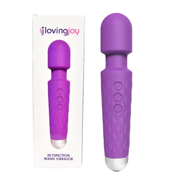 Vibrador Wand 20 Funções Roxo