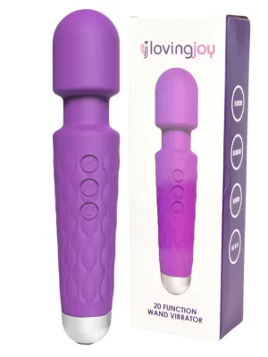 Vibrador Wand 20 Funções Roxo