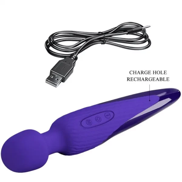 Vibrador Wand com Aquecimento