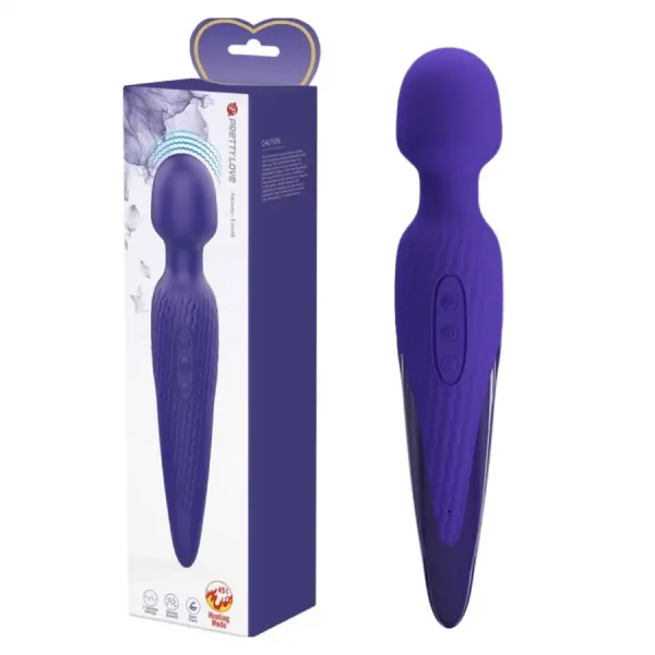 Vibrador Wand com Aquecimento