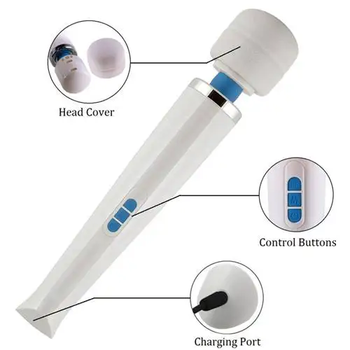 Vibrador Wand Recarregável Love Magic