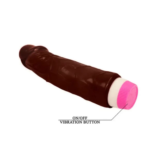 Vibrador Waves of Pleasure Fantasy Vibe Castanho 19,5x4cm