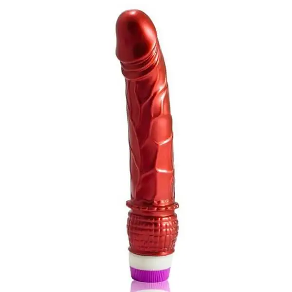 Vibrador Waves of Pleasure Fantasy Vibe Vermelho 20x3,8cm