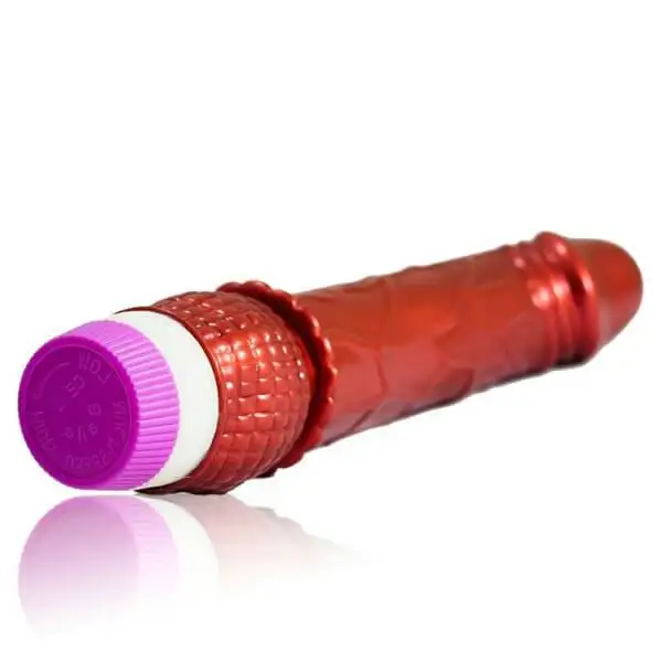 Vibrador Waves of Pleasure Fantasy Vibe Vermelho 20x3,8cm