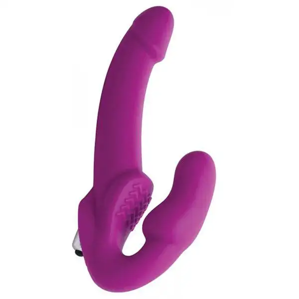 Vibrating Strapless Silicone Strap-On Evoke